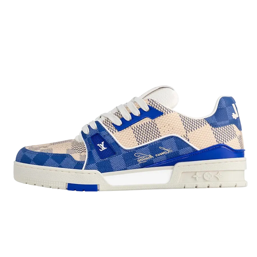 Monogram Blue Damier Trainer