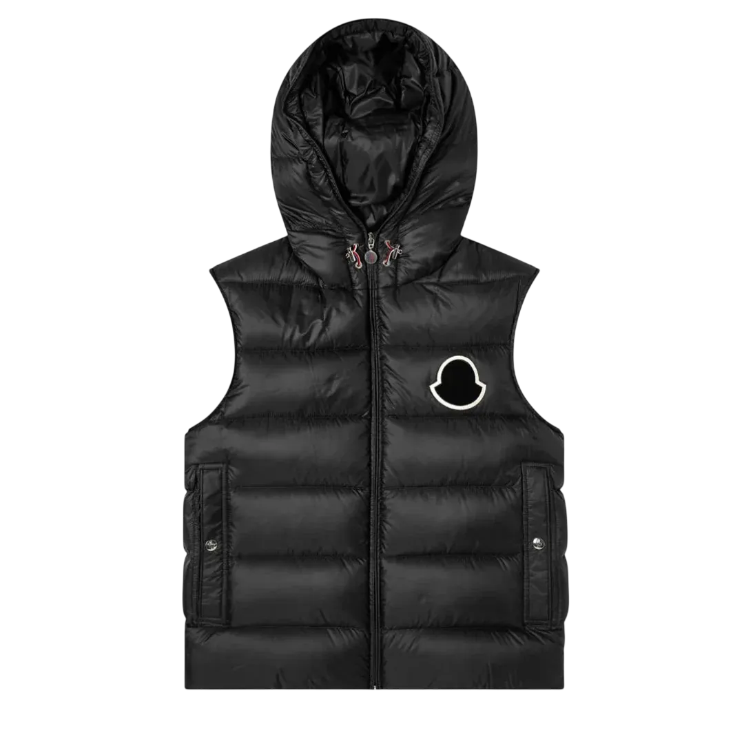 Monogram Hooded Logo Gilet